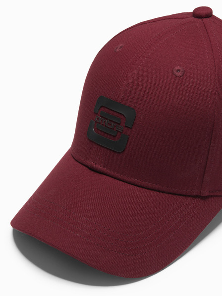 Ombre Clothing Șapcă de baseball pentru bărbați cu logo burgundy Ombre Clothing
