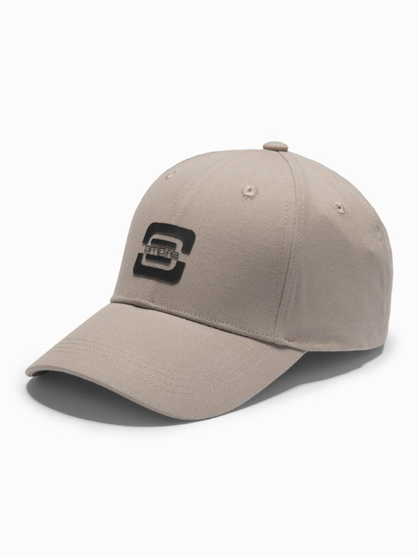 Ombre Clothing Șapcă de baseball pentru bărbați cu logo gri Îmbrăcăminte Ombre