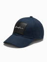 Ombre Clothing Șapcă de baseball pentru bărbați cu plasture mare albastru închis Ombre Clothing