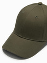 Ombre Clothing Șapcă bărbătească cu vârf cu broderie decorativă kaki Ombre Clothing