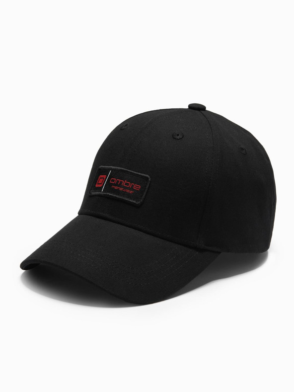 Ombre Clothing Șapcă de baseball pentru bărbați cu aplicații negru Ombre Clothing