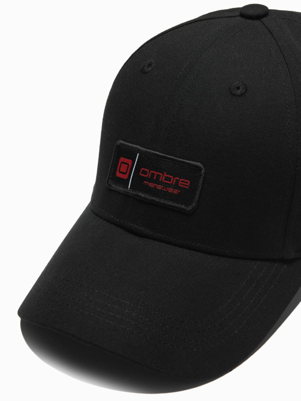 Ombre Clothing Șapcă de baseball pentru bărbați cu aplicații negru Ombre Clothing