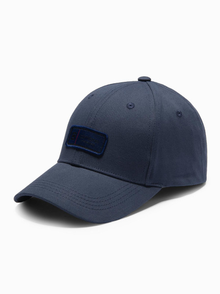 Ombre Clothing Șapcă de baseball pentru bărbați cu plasture albastru închis Îmbrăcăminte Ombre