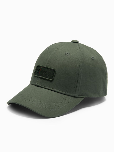 Ombre Clothing Șapcă de baseball pentru bărbați cu plasture kaki Ombre Clothing