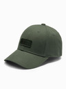 Ombre Clothing Șapcă de baseball pentru bărbați cu plasture kaki Ombre Clothing