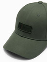 Ombre Clothing Șapcă de baseball pentru bărbați cu plasture kaki Ombre Clothing