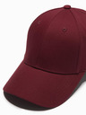 Ombre Clothing Șapcă de culoare solidă pentru bărbați burgundy Ombre Clothing