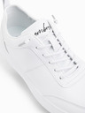 Ombre Clothing Pantofi casual unisex bărbătești eco nubuc alb Ombre Clothing
