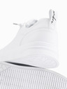 Ombre Clothing Pantofi casual unisex bărbătești eco nubuc alb Ombre Clothing