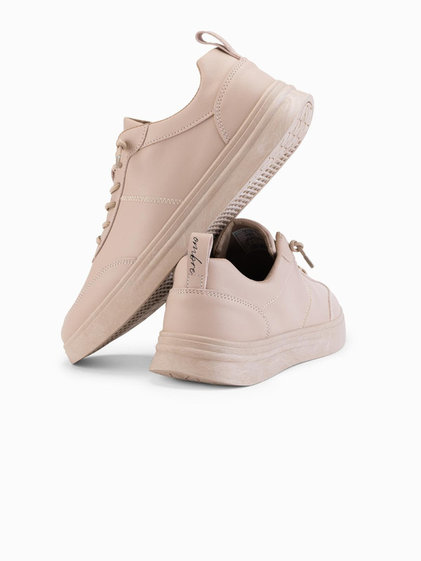 Ombre Clothing Pantofi casual unisex bărbătești eco nubuc bej Îmbrăcăminte Ombre