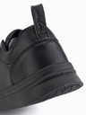 Ombre Clothing Pantofi casual unisex bărbătești eco nubuc negru Ombre Clothing