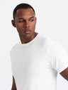 Ombre Clothing Set de trei tricouri bărbătești din bumbac BASIC cu gât rotund Ombre Clothing