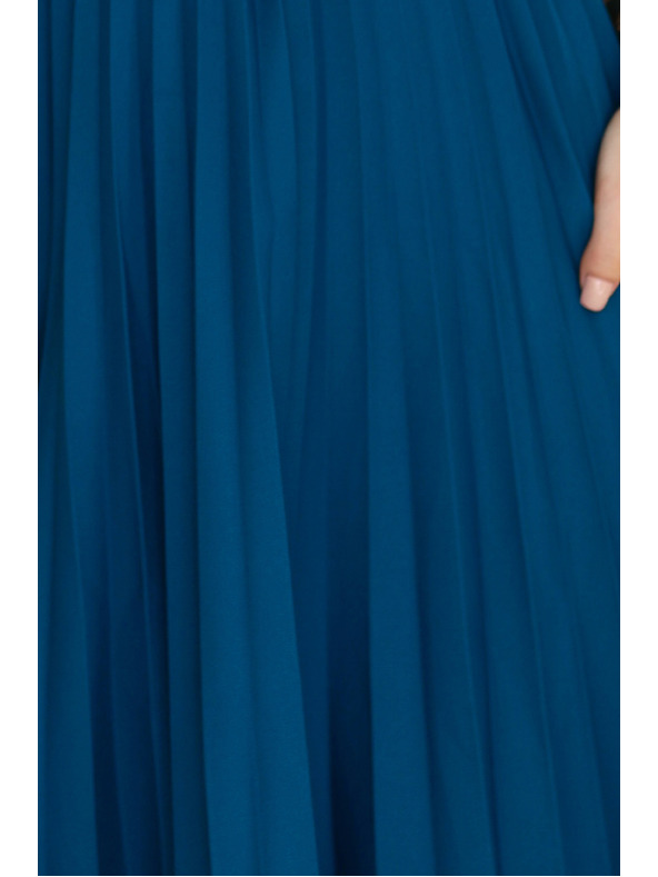 numoco Numoco Rochie clasică cu mânecă scurtă cu bretele și curea