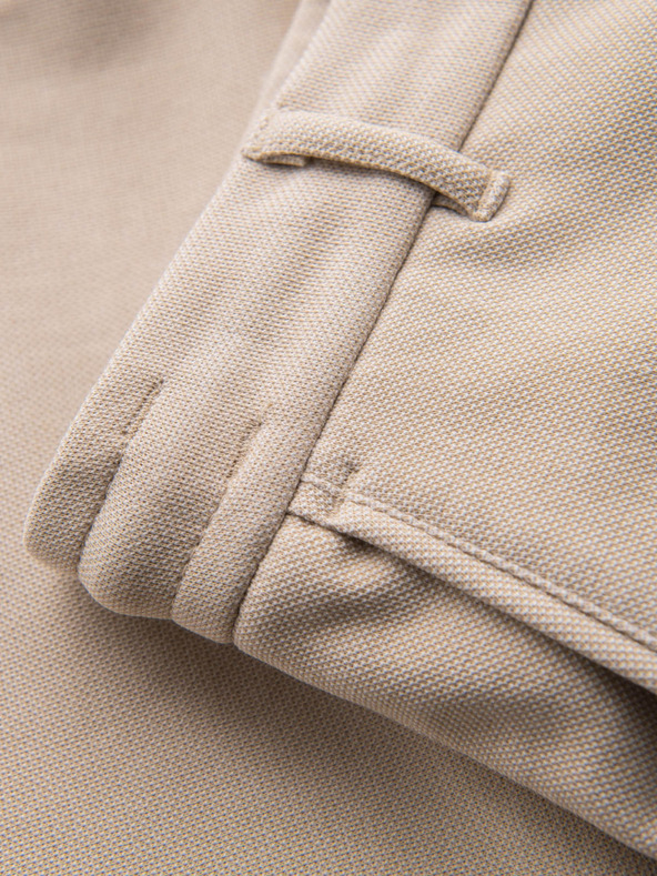 Ombre Clothing Pantaloni scurți de trening din bumbac pentru bărbați BASIC bej Ombre Clothing