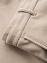 Ombre Clothing Pantaloni scurți de trening din bumbac pentru bărbați BASIC bej Ombre Clothing