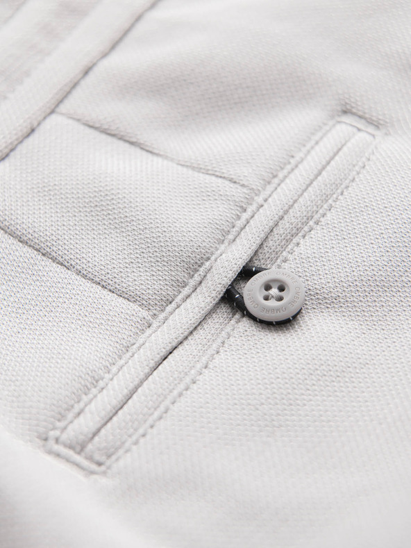 Ombre Clothing Pantaloni scurți de trening din bumbac pentru bărbați BASIC gri Ombre Clothing