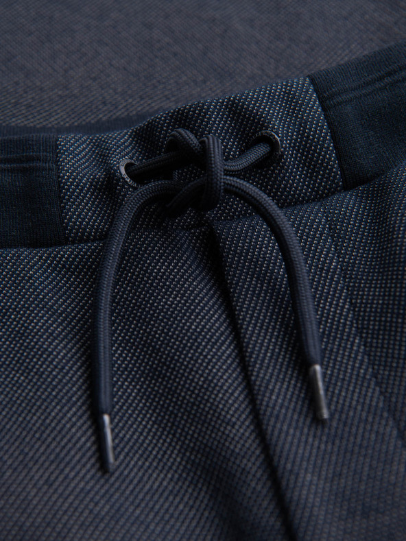 Ombre Clothing Pantaloni scurți de trening din bumbac pentru bărbați BASIC albastru Ombre Clothing