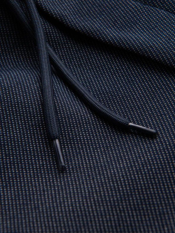 Ombre Clothing Pantaloni scurți de trening din bumbac pentru bărbați BASIC albastru Ombre Clothing