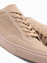 Ombre Clothing Pantofi bărbați monocromi stil streetwear bej Ombre Clothing