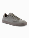 Ombre Clothing Pantofi stil streetwear de culoare solidă pentru bărbați Verde Îmbrăcăminte Ombre