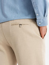 Ombre Clothing Pantaloni scurți SLIM FIT pentru bărbați din tricot melange structurat bej Îmbrăcăminte Ombre