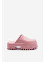 BIG STAR SHOES Papuci pentru femei cu talpă solidă Big Star - roz