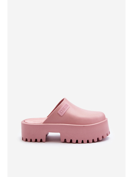 BIG STAR SHOES Papuci pentru femei cu talpă solidă Big Star - roz