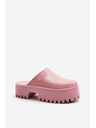 BIG STAR SHOES Papuci pentru femei cu talpă solidă Big Star - roz