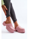 BIG STAR SHOES Papuci pentru femei cu talpă solidă Big Star - roz
