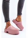 BIG STAR SHOES Papuci pentru femei cu talpă solidă Big Star - roz