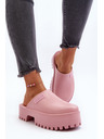 BIG STAR SHOES Papuci pentru femei cu talpă solidă Big Star - roz