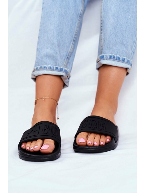 BIG STAR SHOES Papuci de modă pentru femei Big Star - negru