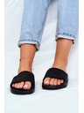 BIG STAR SHOES Papuci de modă pentru femei Big Star - negru