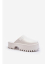 BIG STAR SHOES Papuci pentru femei cu talpă solidă Big Star - alb