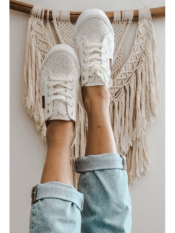 BIG STAR SHOES Papuci de modă pentru femei Big Star - Alb