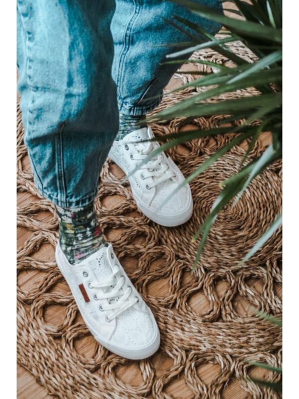 BIG STAR SHOES Papuci de modă pentru femei Big Star - Alb