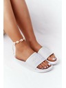 BIG STAR SHOES Papuci de modă pentru femei Big Star - Alb