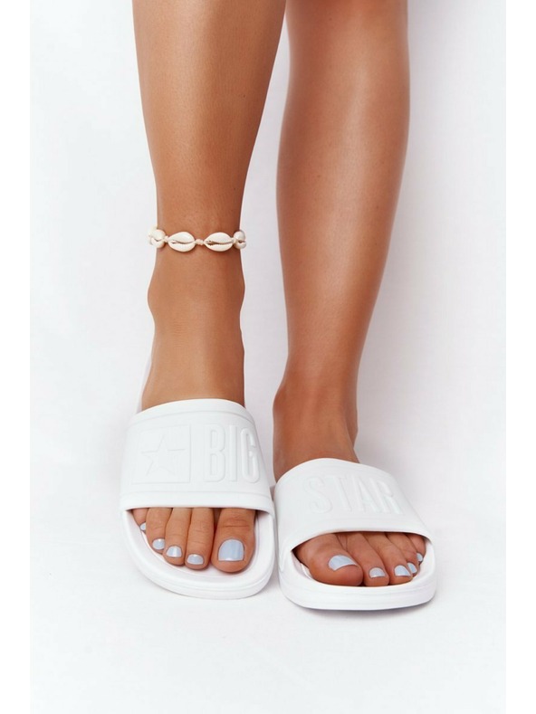 BIG STAR SHOES Papuci de modă pentru femei Big Star - Alb