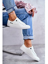BIG STAR SHOES Adidași joși din piele pentru femei Big Star - alb