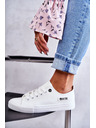 BIG STAR SHOES Adidași joși din piele pentru femei Big Star - alb