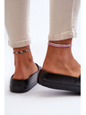 BIG STAR SHOES Papuci din spumă cu platformă pentru femei cu cataramă Big Star Black