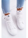 BIG STAR SHOES Adidași din piele cu izolație BIG STAR White Mărime: