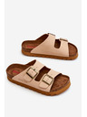 BIG STAR SHOES Papuci clasici pentru femei Big Star LL274478 Bej