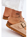 BIG STAR SHOES Papuci clasici pentru femei Big Star LL274478 Bej