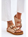 BIG STAR SHOES Papuci clasici pentru femei Big Star LL274478 Bej