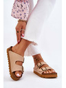 BIG STAR SHOES Papuci clasici pentru femei Big Star LL274478 Bej