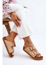 BIG STAR SHOES Papuci clasici pentru femei Big Star LL274478 Bej