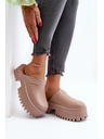 BIG STAR SHOES Papuci cu talpă solidă pentru femei Big Star Bej