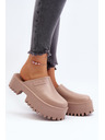 BIG STAR SHOES Papuci cu talpă solidă pentru femei Big Star Bej