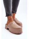 BIG STAR SHOES Papuci cu talpă solidă pentru femei Big Star Bej
